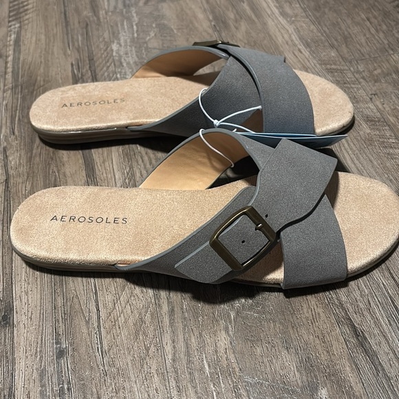 Aerosoles Pierra Slip on,crisscross sandals,supportive,light,flexible,stable - Picture 5 of 11